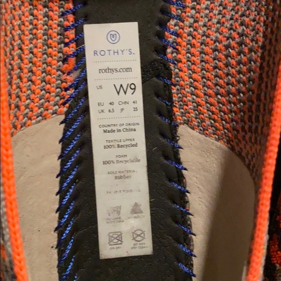 Rothy’s size 9 neon camo points - Picture 8 of 8